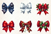 Velvet Bows Clipart, an Illustration by CreationArt (Thumbnail 4 of 5)