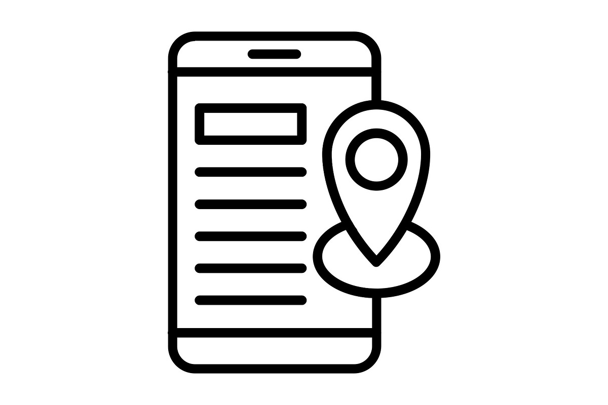 Location Line Icon, an Icon by Pexelpy