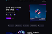 Nifto - NFT Creator WordPress Theme, a WordPress Template by Themesvila (Thumbnail 1 of 2)
