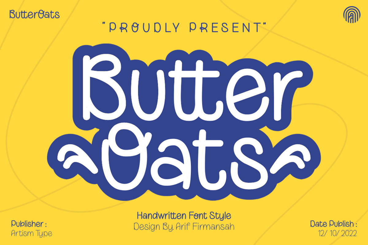 Butter Oats, a Handwritten Font by artism_design (Photo 1 of 7)