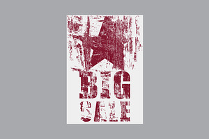 Big Sale Vintage Grunge Posters.