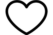 Heart Icons Silhouette, an Object Graphic by Creativeshirt (Thumbnail 15 of 17)