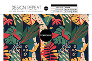 Tropical Fruits - Seamless Patterns, a Pattern Graphic by texvogue (Thumbnail 2 of 8)