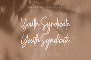 Youth Syndicate Signature Font, a Handwritten Font by Heinzel Std (Thumbnail 17 of 22)