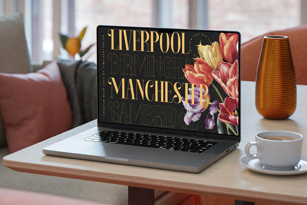 Rosejacn Modern Display Serif, a Serif Font by timelesstype.co (Photo 12 of 20)