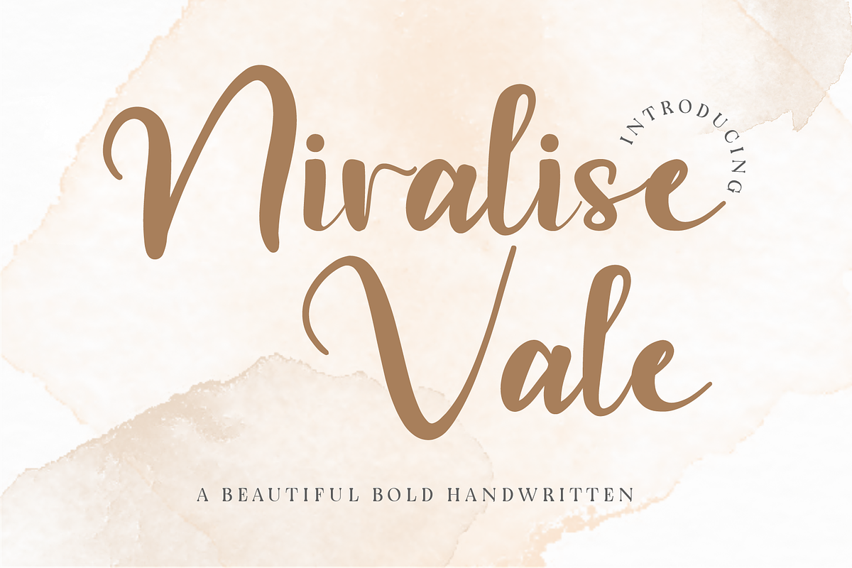 Niralise Vale - Elegant Script, a Script Font by Indotype Foundry (Photo 1 of 10)