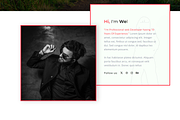 Adam - Personal Portfolio HTML, a HTML Template by Themeplaza (Thumbnail 2 of 7)