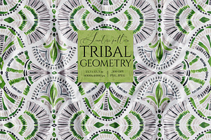 Tribal Geometrical Seamless Pattern