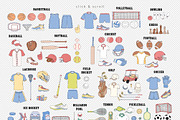 Game Day Sport clipart set, an Object Graphic by @olga.angelloz (Thumbnail 2 of 2)