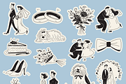 Wedding Collection: 66 Line Art Pack, a Person Illustration by Veyla (Thumbnail 7 of 16)