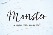 Monster | Modern Script for Branding, a Script Font by Yuby Creative (Thumbnail 1 of 3)