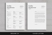 Resume CV Template, a Resume Template by UX-group (Thumbnail 2 of 4)