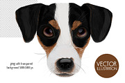 Dog portraits.Vector illustrations., an Illustration by Indie Khisa (Thumbnail 2 of 9)