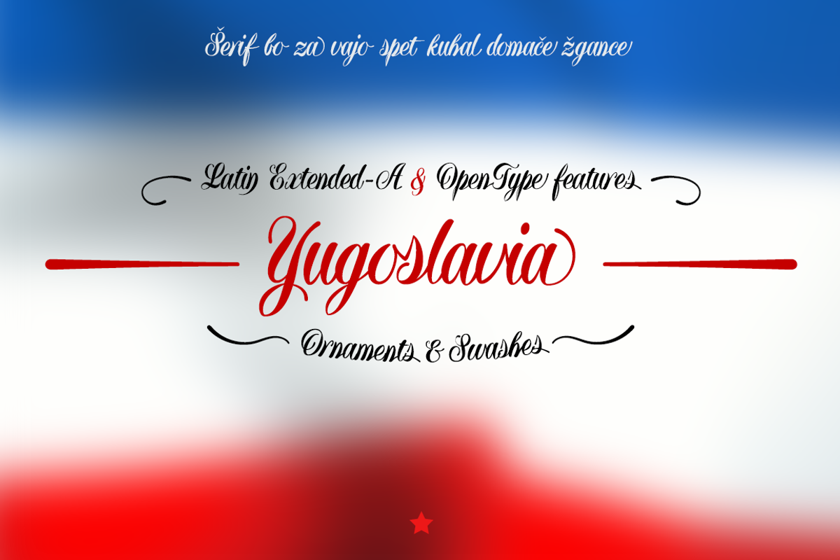 Yugoslavia -calligraphic-