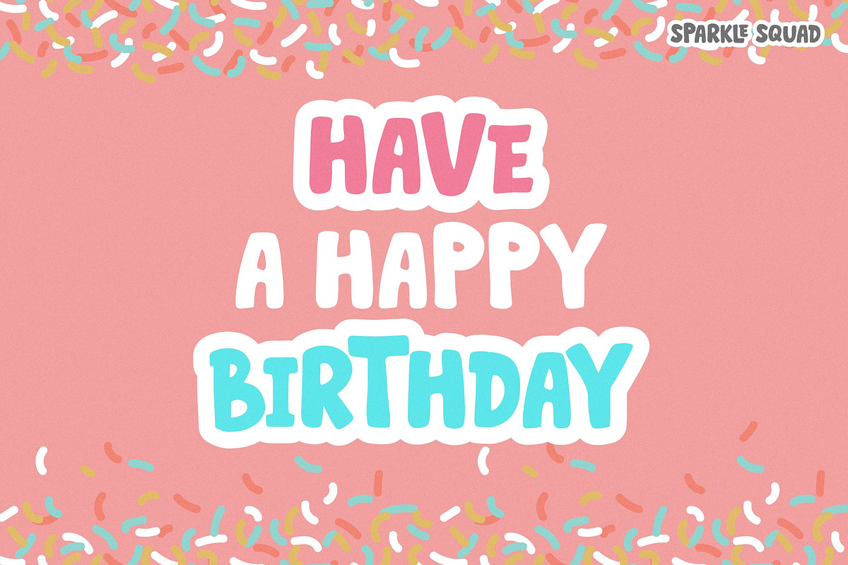 Sparkle Squad | Hand Drawn Font, a Handwritten Font by Denustudios (Photo 4 of 15)