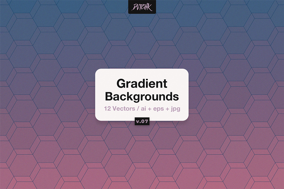 Gradient Hexagonal Backgrounds | V07, a Background Graphic by dvtchk (Photo 4 of 7)