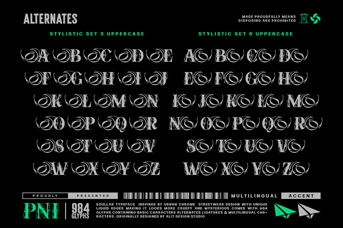 Soullar Typeface, a Serif Font by alit design (Photo 7 of 20)