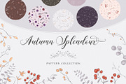 Autumn Splendour Patterns, a Pattern Graphic by Gray Cat Graphics (Thumbnail 1 of 10)