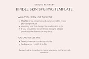 Kindle Paperwhite 4 Skin SVG PNG, a Graphic by STUDIO REFINERY (Thumbnail 3 of 5)
