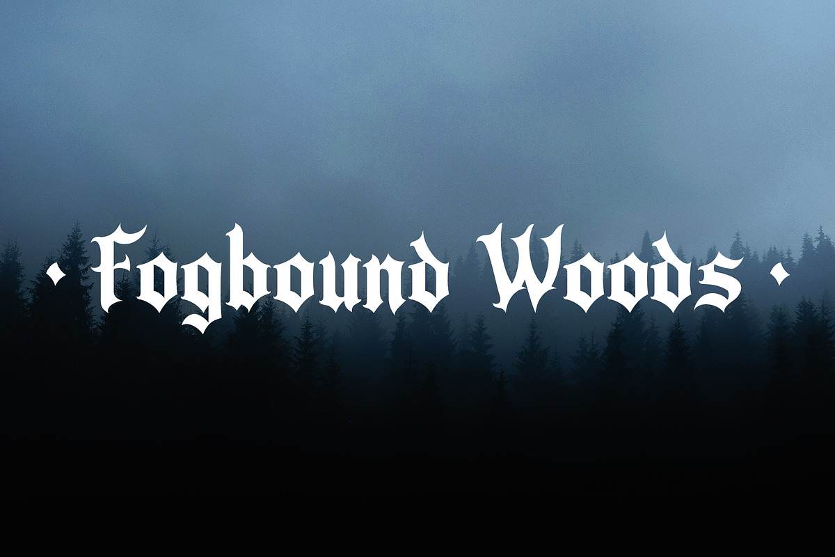 Draug Gothic Blackletter + Cyrillic, a Blackletter Font by Wolgard (Photo 8 of 16)