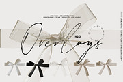BOW & RIBBON overlay clipart mockups, an Object Graphic by Stykke Studio (Thumbnail 9 of 10)