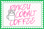 CS Galysia Stamp, a Script Font by Craft Supply Co. (Thumbnail 4 of 8)