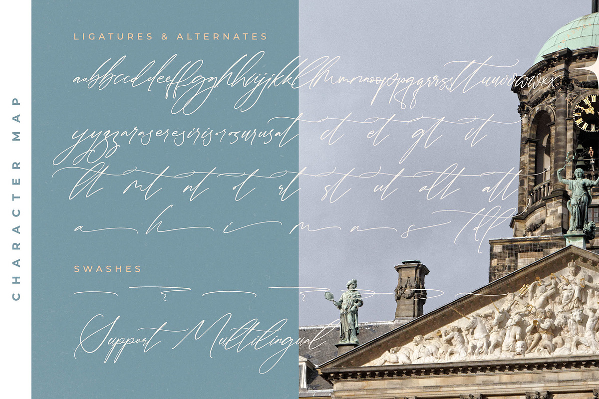Amsterdam Fieldstar Beautiful Script, a Script Font by Letterena Studios Script (Photo 14 of 15)