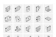 Isometric Translation Icon Set, an Icon by Vectors Market (Thumbnail 6 of 7)