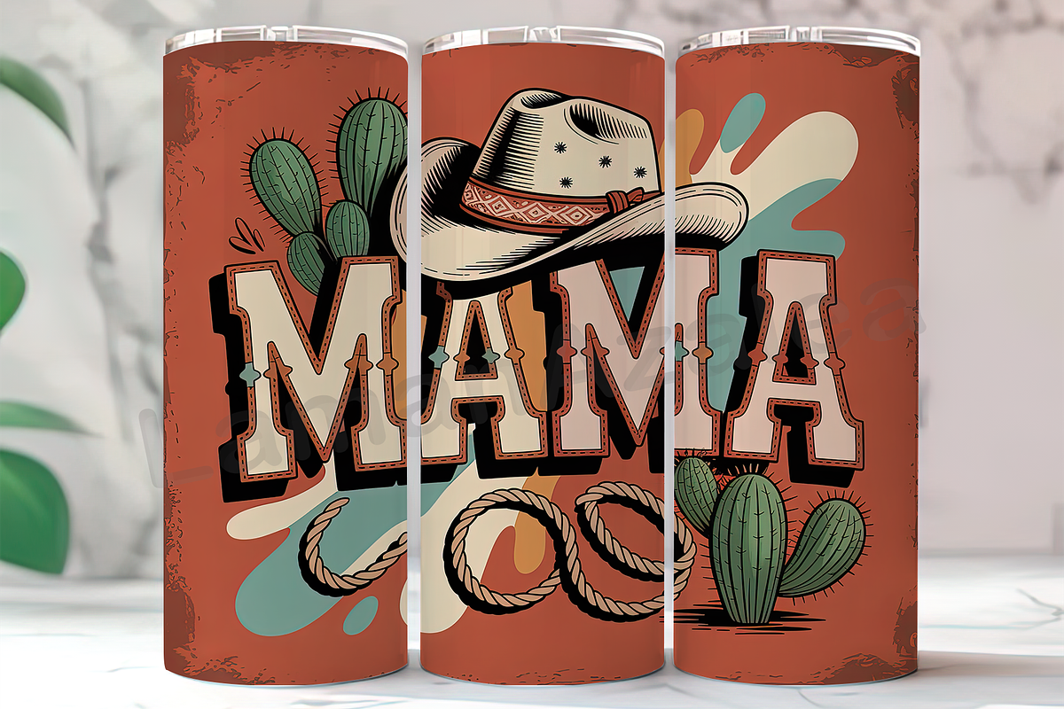 Classic Cowboy MAMA 20oz Tumbler, an Arts & Entertainment Photo by LamanAzalea (Photo 1 of 2)