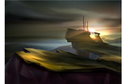 Vector Futuristic Landscape Set, a Technology Illustration by Zonda (Thumbnail 6 of 12)