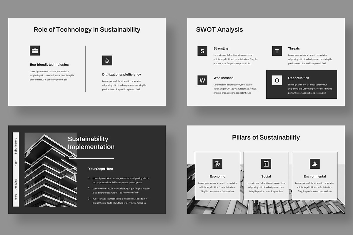 Business Sustainability Presentation, a Presentation Template by BumbleGraph Studio (Photo 5 of 6)