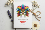 Mardi Gras Hand-drawn PNG Bundle, an Object Illustration by GlitterCraft (Thumbnail 9 of 101)