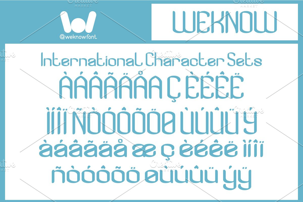 Visual Rhythm font, a Font by weknow (Photo 8 of 8)