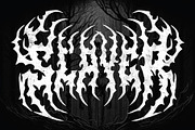 HUNGER - Death Metal Font, a Blackletter Font by Fonday Studio (Thumbnail 4 of 8)