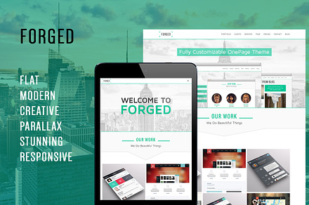 Forged - OnePage Parallax Theme