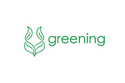 Minimalist Green Leaf Symbol, a Branding & Logo Template by Maylianaw28 (Thumbnail 1 of 3)