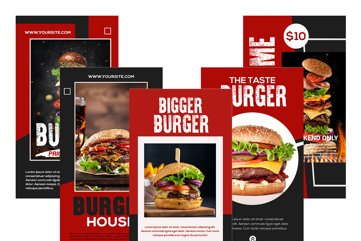 Food Instagram Story Canva Template, a Social Media Template by DreamColor (Photo 3 of 5)