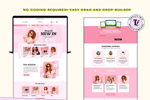 Pink Retro Wix Store Template