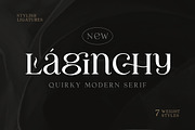 Laginchy - Quirky Serif, a Serif Font by Sarid Ezra (Thumbnail 1 of 11)