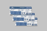 Boarding Pass Mockup, a Product Mockup by lamorastudio (Thumbnail 6 of 13)