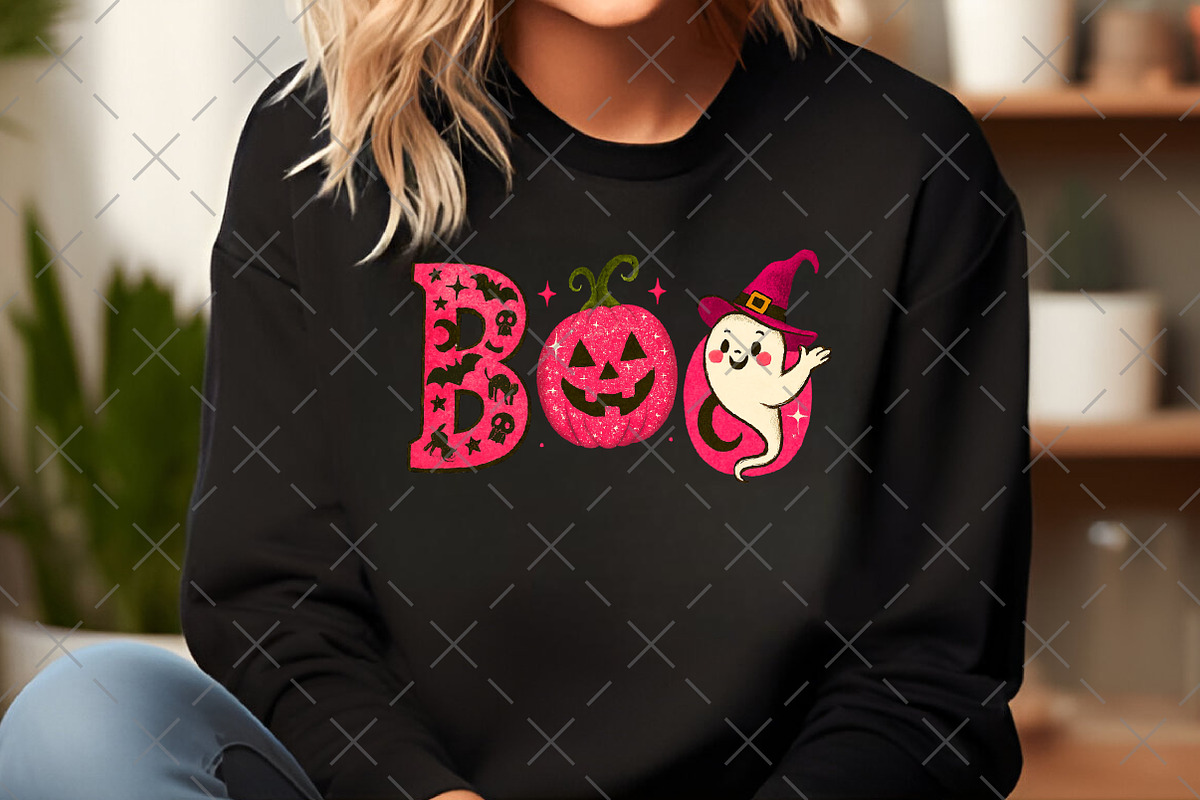Halloween Boo PNG, an Illustration by Craft Nest (Photo 3 of 6)