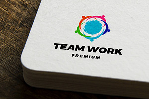 Teamwork Logo for Business Identity, a Branding & Logo Template by mesuka