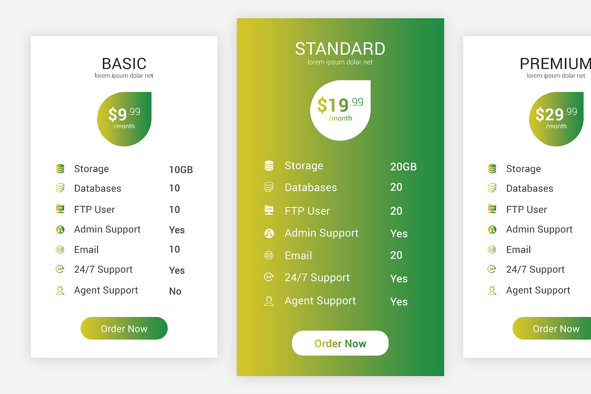 Pricing Table, a Templates & Theme by ARP Creation (Photo 7 of 8)