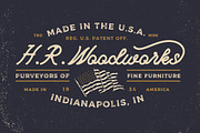 10 Vintage Americana Logos, a Branding & Logo Template by Chad Alan Steinborn (Thumbnail 8 of 10)