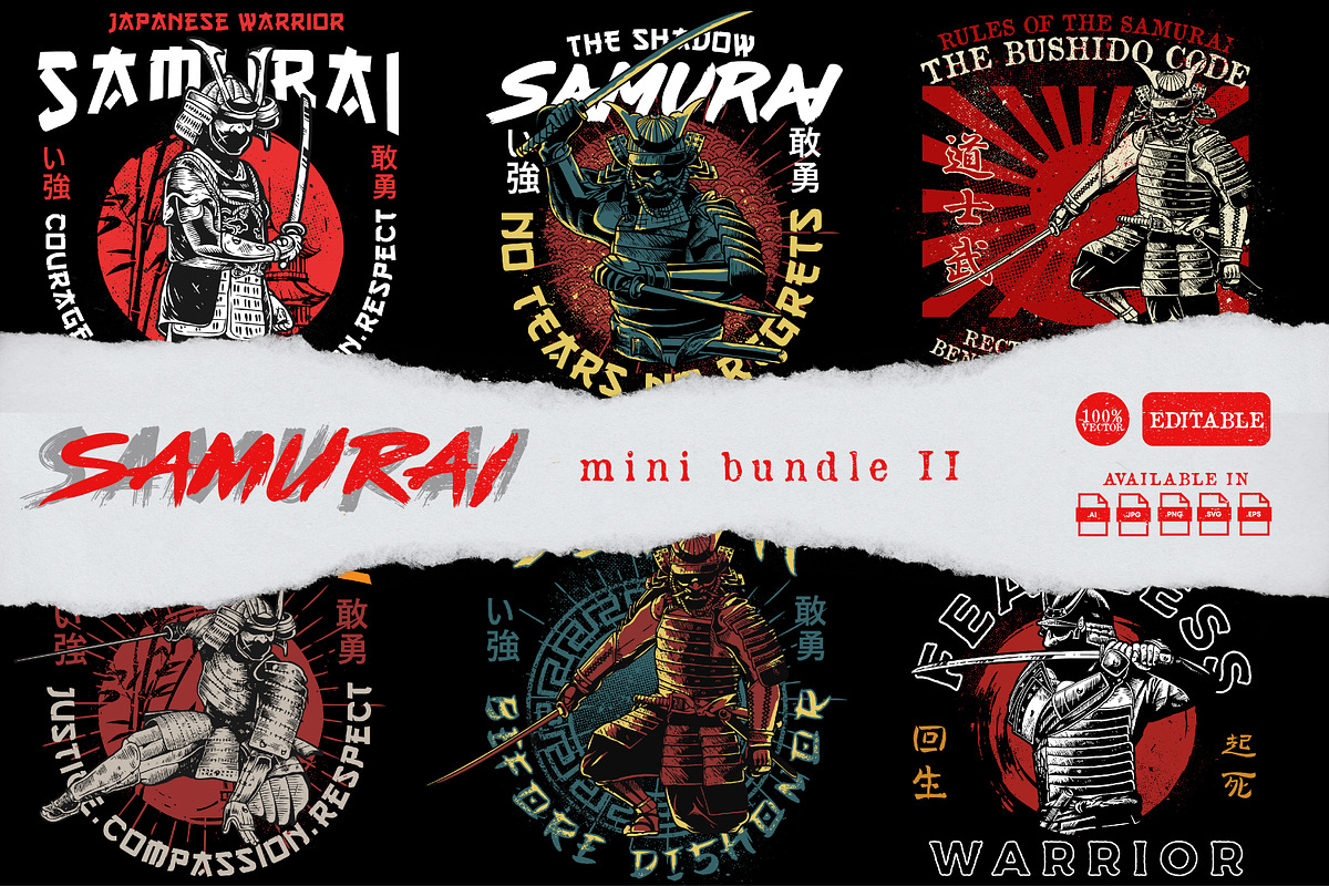 Japanese samurai illustration II, a Person Illustration by The BolzStudio (Photo 1 of 9)