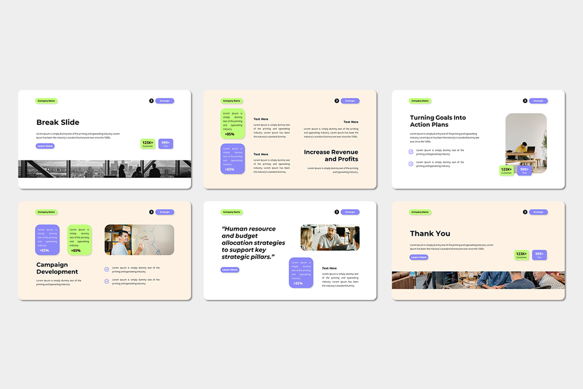 Strategic Marketing - Google Slides, a Presentation Template by Iqsiart Studio (Photo 3 of 3)