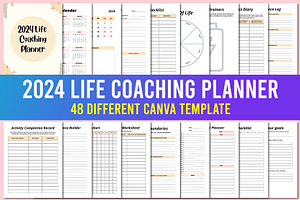 2024 Life Coaching Planner KDP