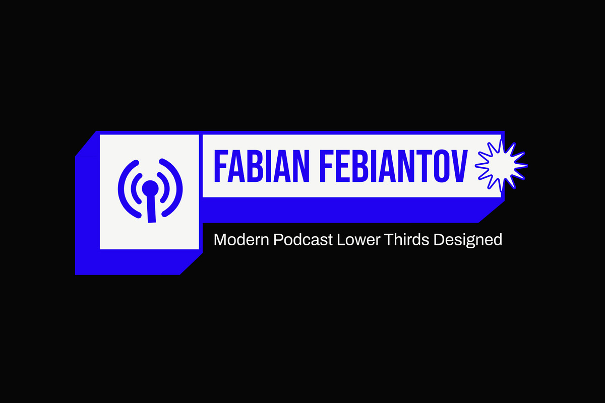 Podcast Lower Thirds After Effect, a Social Media Template by Loin Studio (Photo 4 of 7)