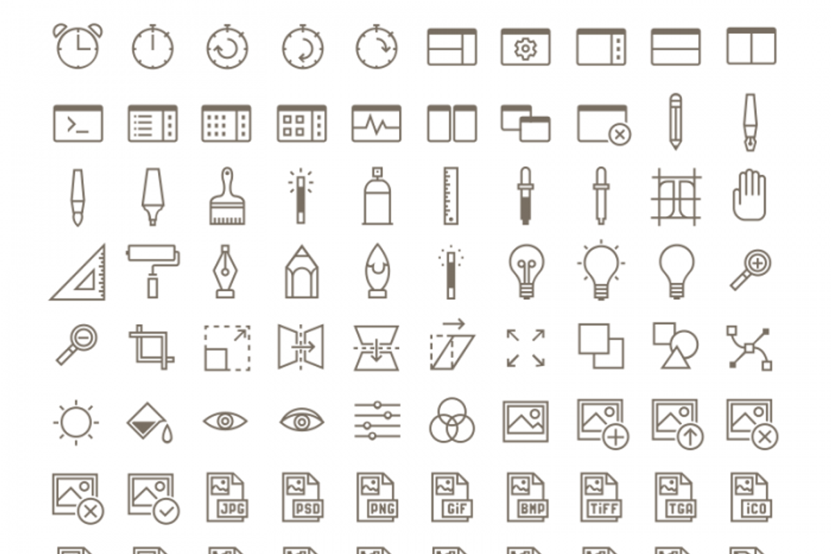 600+ Stroke Vector Icons, an Outline Icon by Imagine Design (Photo 7 of 8)