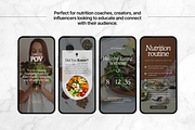 100 Nutrition Coach Instagram Reels, a Social Media Template by DigiPax (Thumbnail 5 of 10)